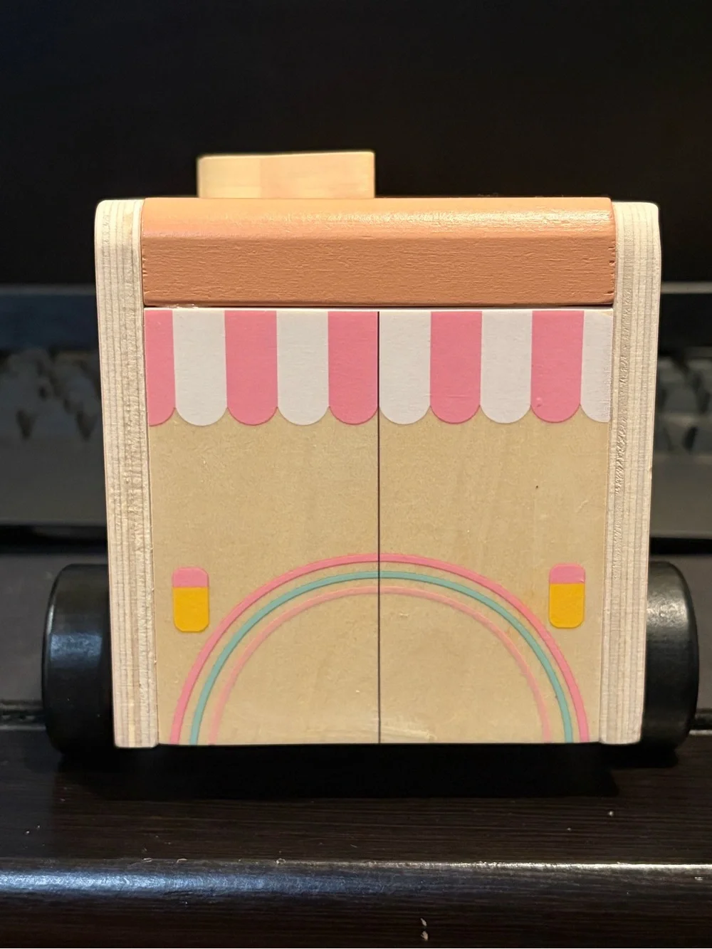 Fisher-Price Wood Ice Cream Truck Shape Sorter Set
